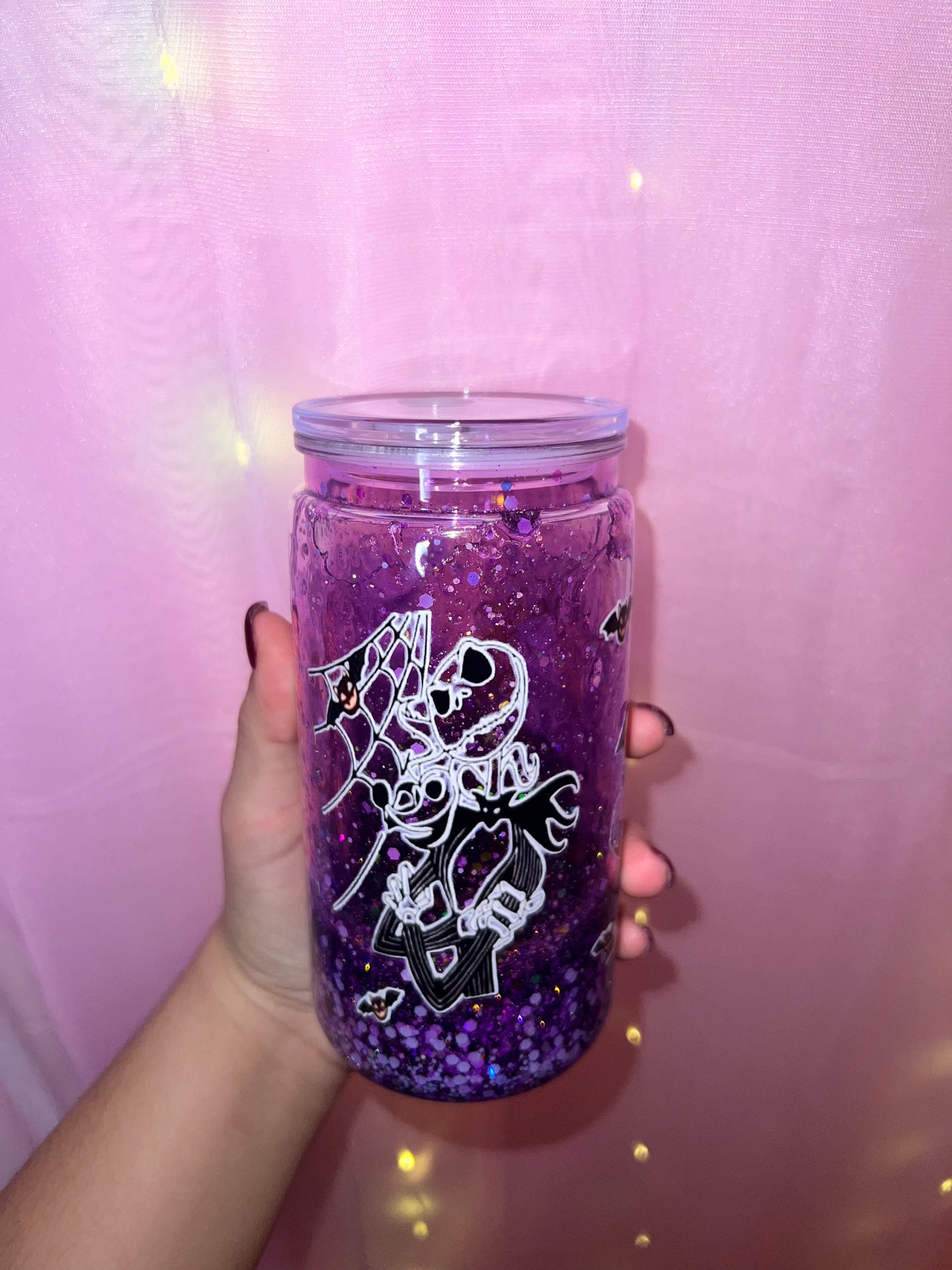 Nightmare before Christmas glow in the dark drip cup