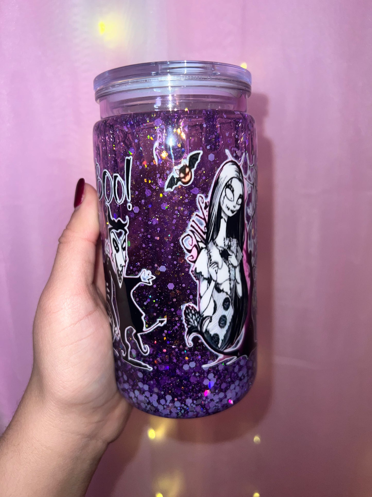 Nightmare before Christmas glow in the dark drip cup